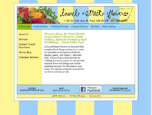 Tablet Screenshot of laurelstreetflowers.com